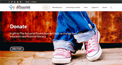 Desktop Screenshot of actuarialfoundation.org